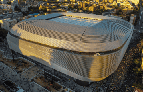Panoramita de estadio Santiago Bernabeu